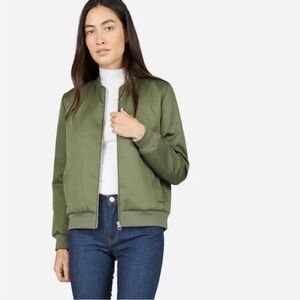 Old Navy Green Bomber Jacket Classic Style